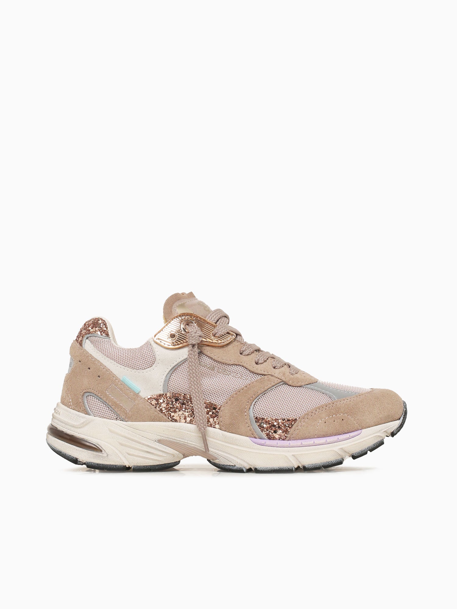 Fugitive Beige Gold suede Glitter Beige / 36 / M