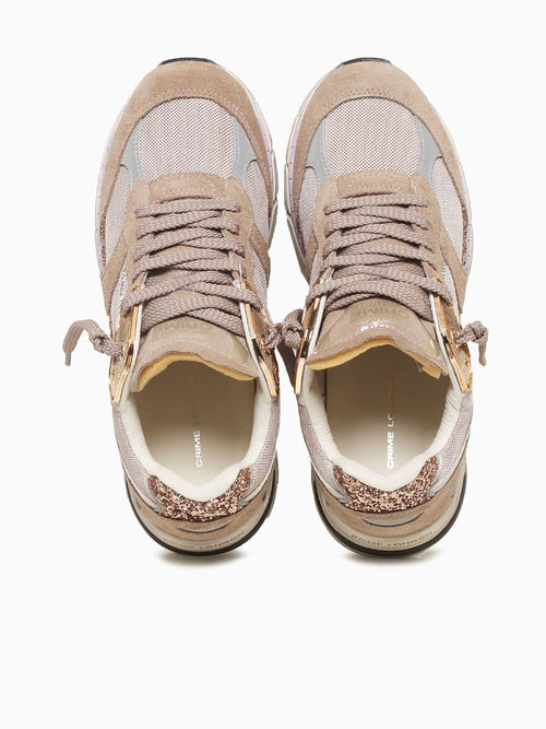 Fugitive Beige Gold suede Glitter Beige / 36 / M