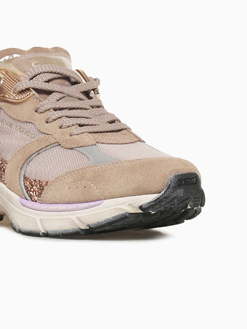 Fugitive Beige Gold suede Glitter Beige / 36 / M