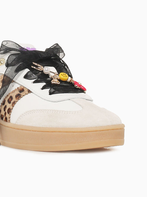 Wembley White Leopard leather White / 36 / M