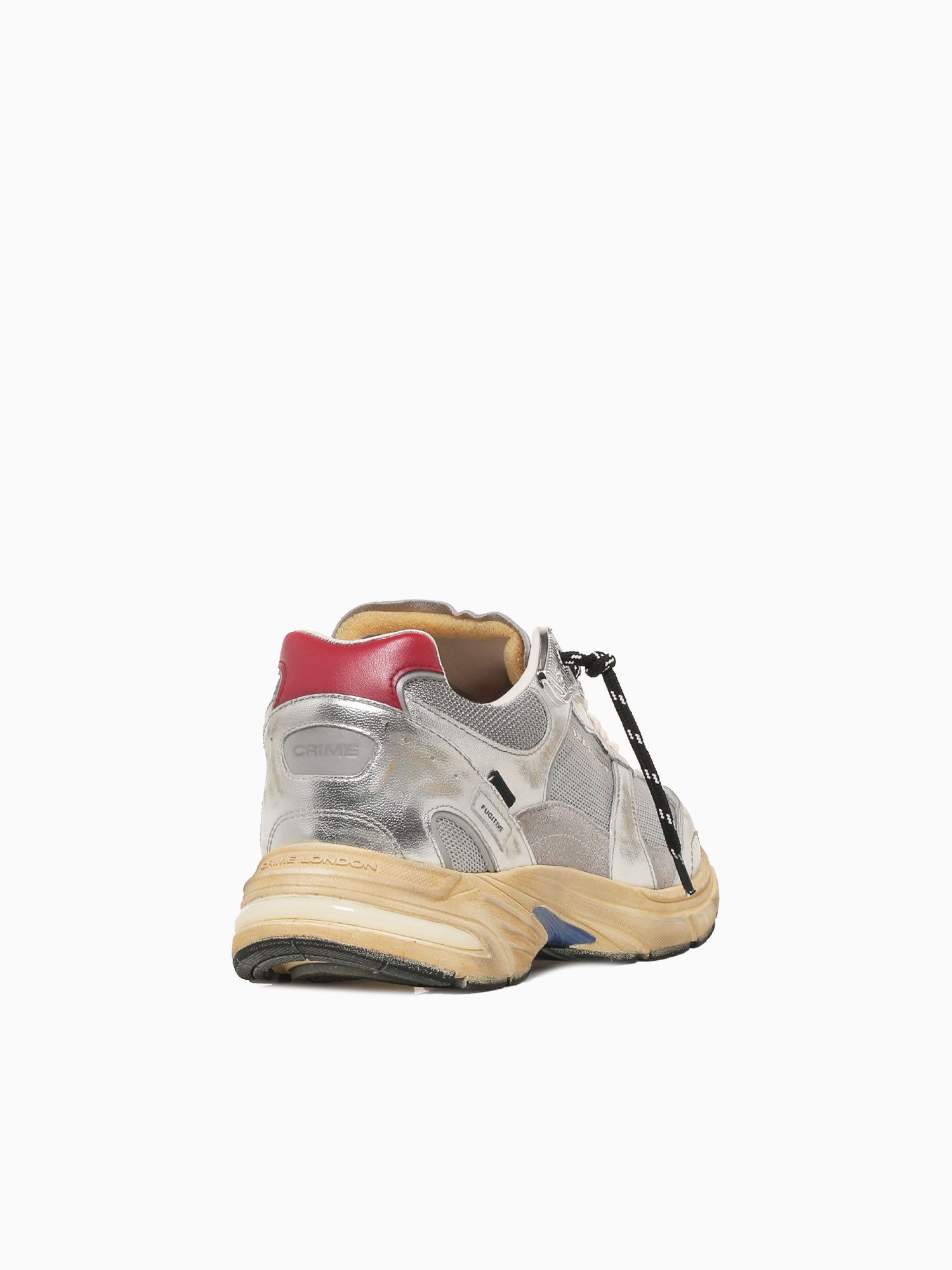 Fugitive Grey Silver mesh Leather Grey / 40 / M