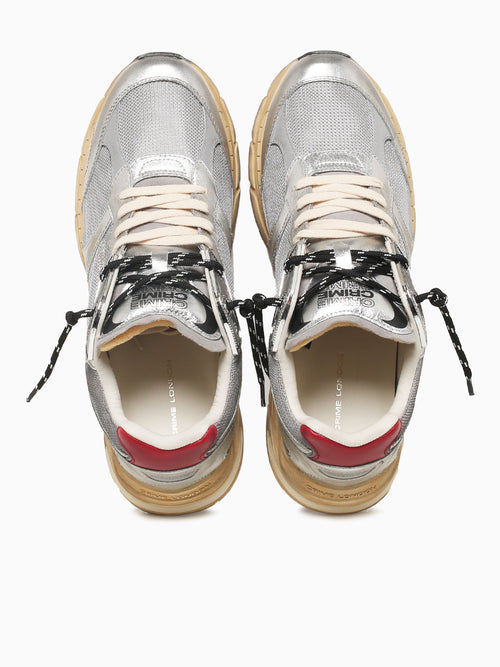 Fugitive Grey Silver mesh Leather Grey / 40 / M