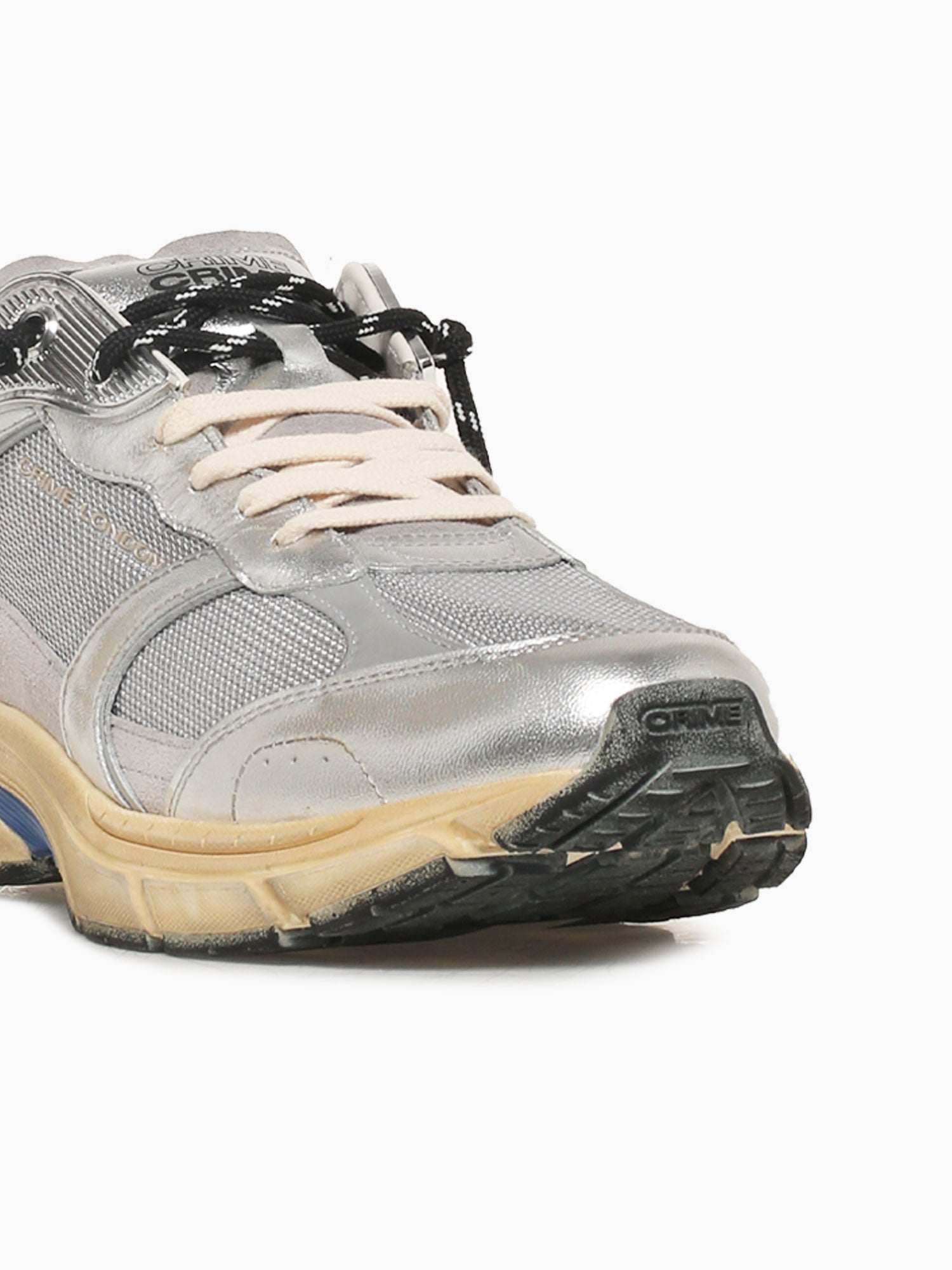 Fugitive Grey Silver mesh Leather Grey / 40 / M