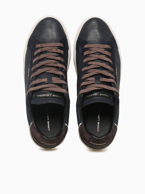 Blade Navy Dk.brown leather Suede Navy / 40 / M