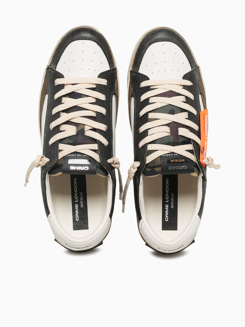 Sk8 Deluxe Black White leather Black White / 40 / M