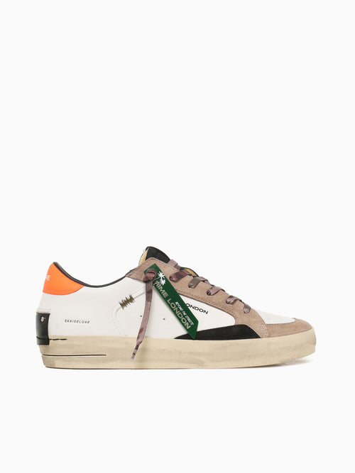 Sk8 Deluxe Beige White suede Leather Beige / 40 / M