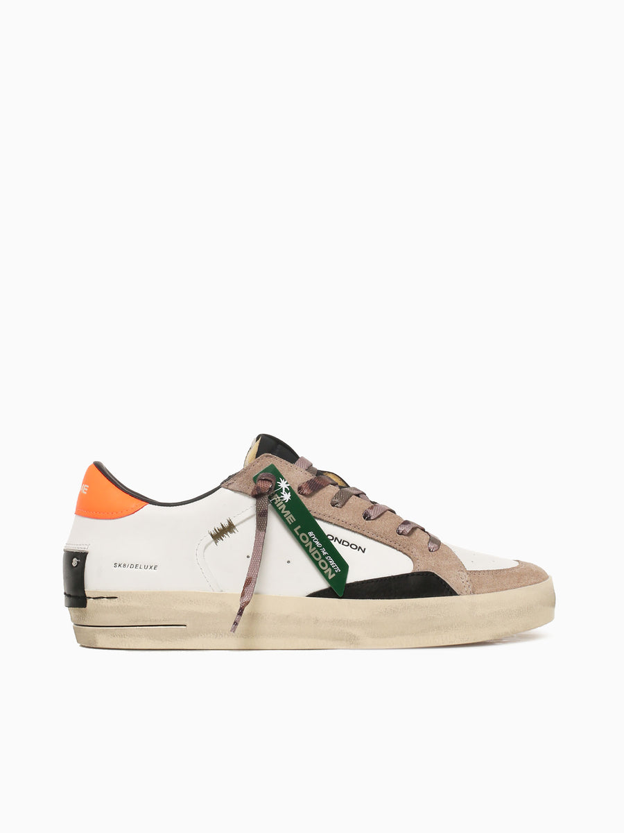 Sk8 Deluxe Beige White suede Leather Beige / 40 / M