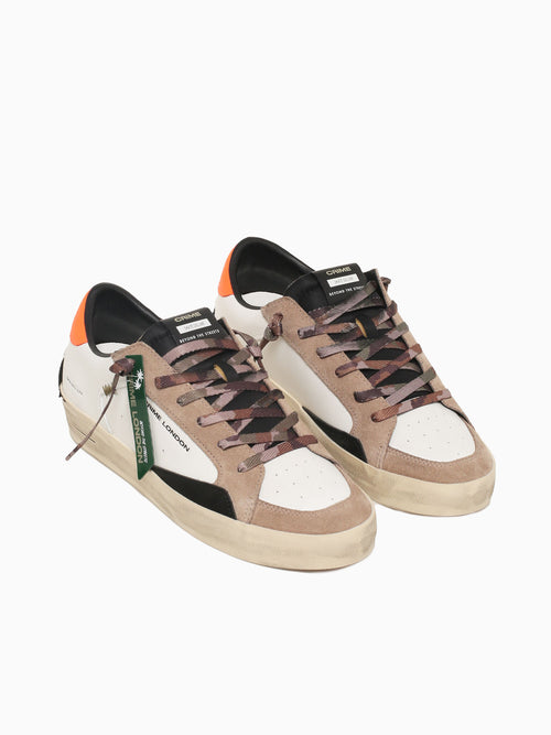 Sk8 Deluxe Beige White suede Leather Beige / 40 / M