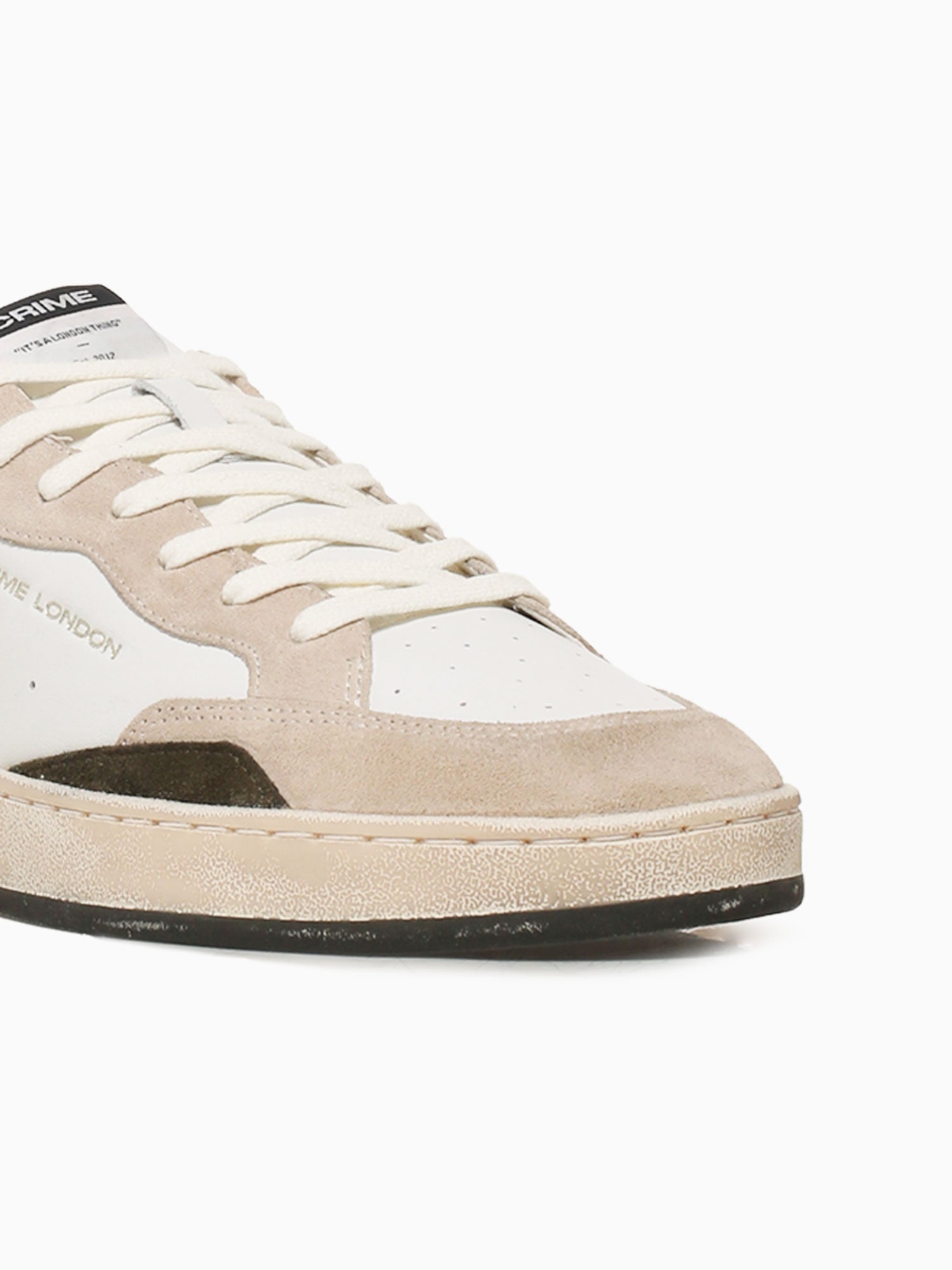 Chelsea Beige White suede Leather Beige / 40 / M