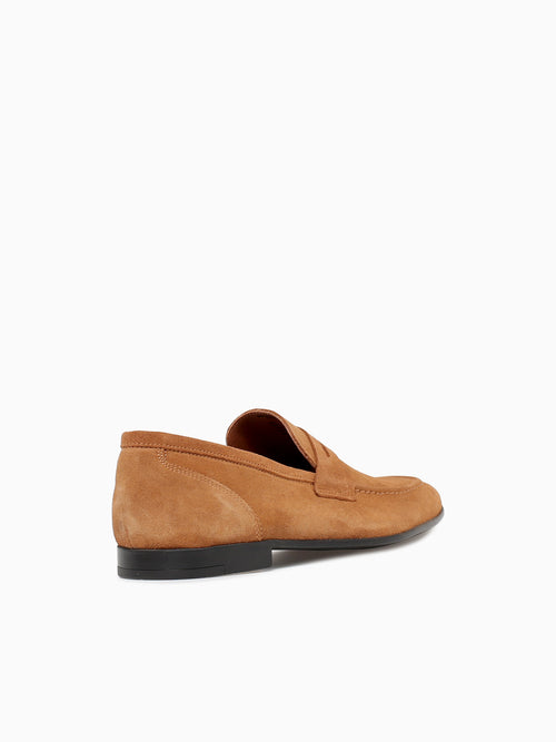 Lastra Unlined Cognac Suede Tan / 7 / M