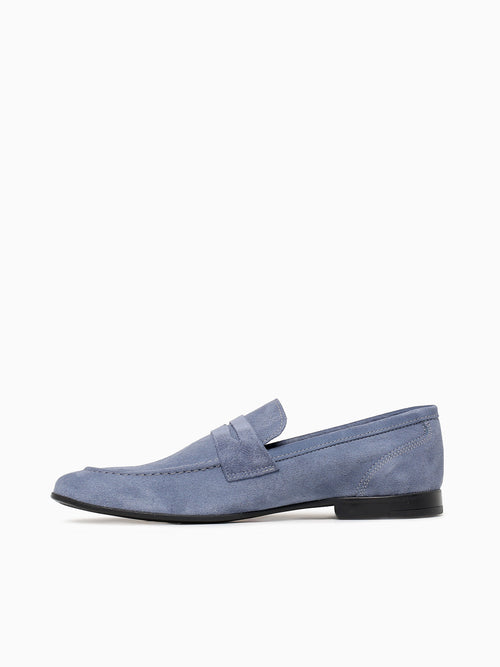 Lastra Unlined Lt.blue Suede Blue / 7 / M