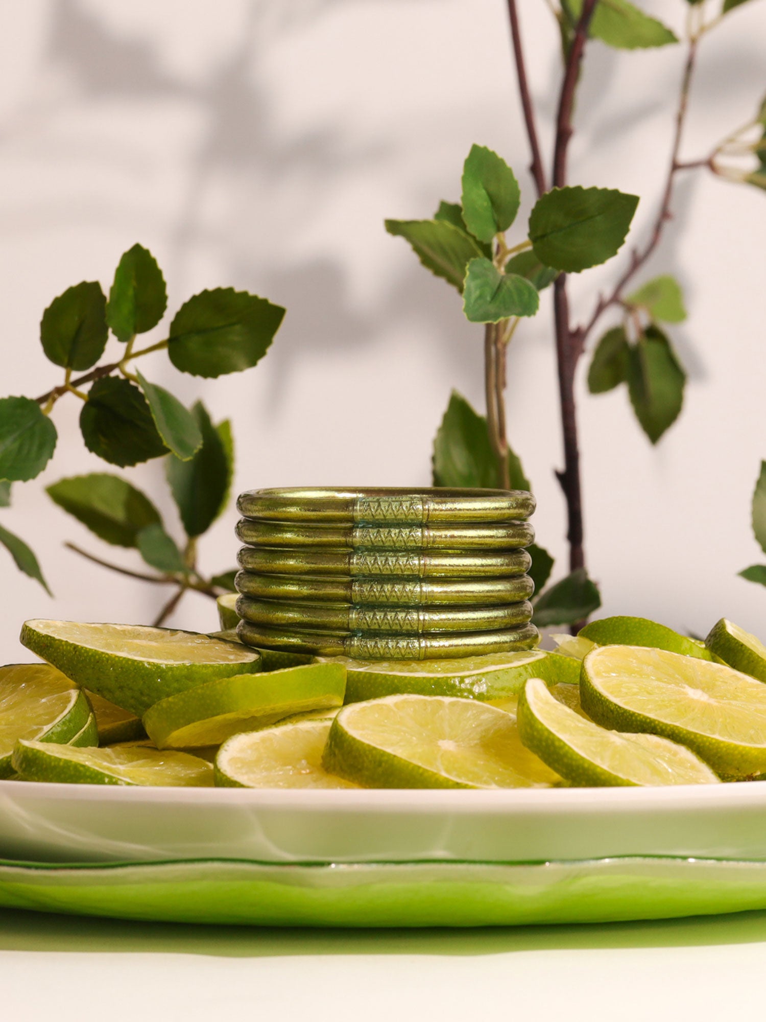 Limon All Weather Bangles Green / S