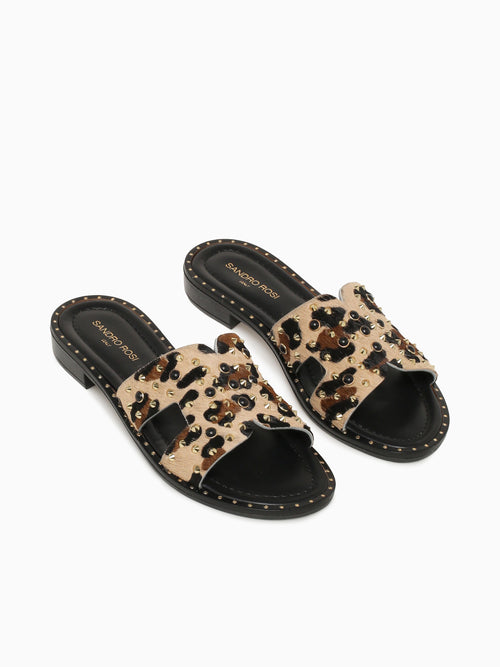Scarlet Leopardo Cavallino Black Brown / 36 / M