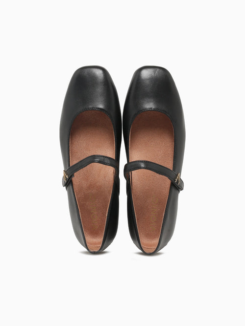 Alameda Black Leather L1001 Black / 5 / M