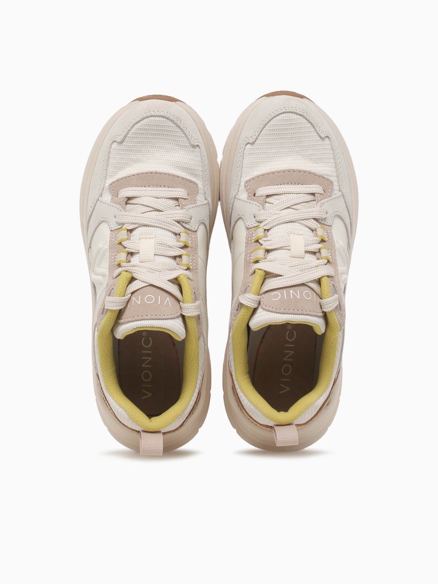 Walk Max Skyline Ivory Gold leather Off White / 5 / M