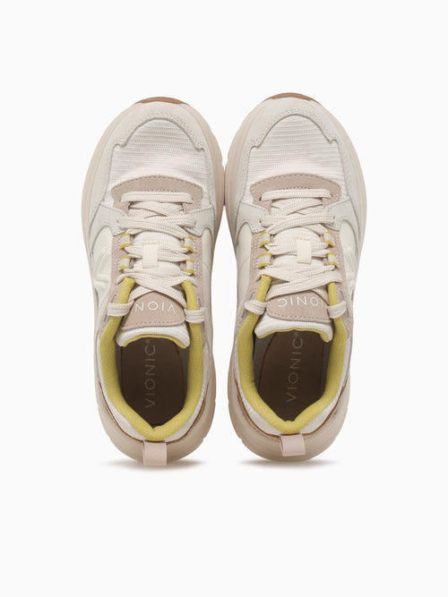 Walk Max Skyline Ivory Gold leather Off White / 5 / M