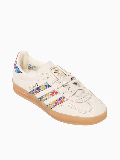 Gazelle Indoor W White Floral leather White / 5 / M