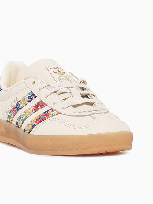 Gazelle Indoor W White Floral leather White / 5 / M