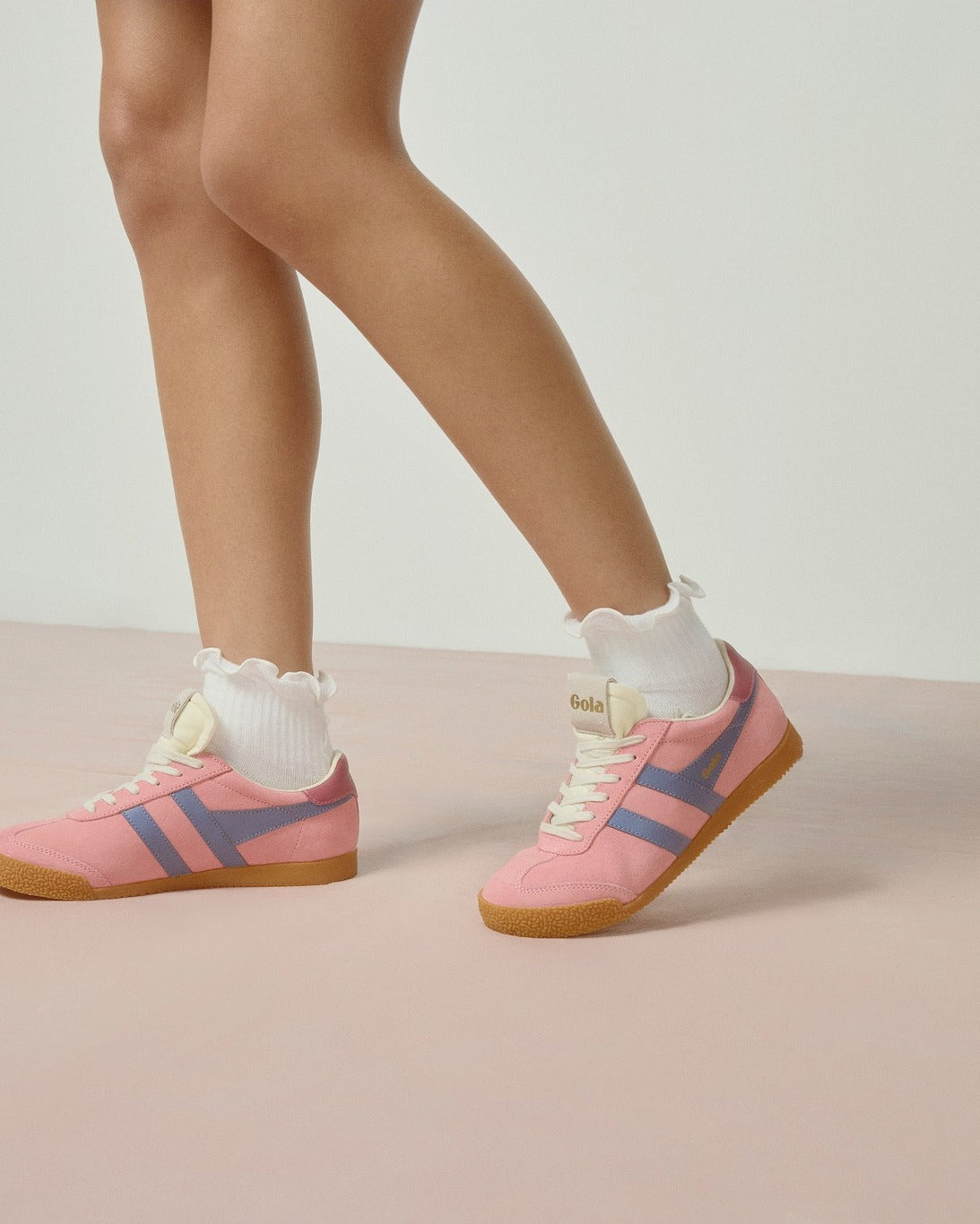 Elan Coral Pink Moonlight suede