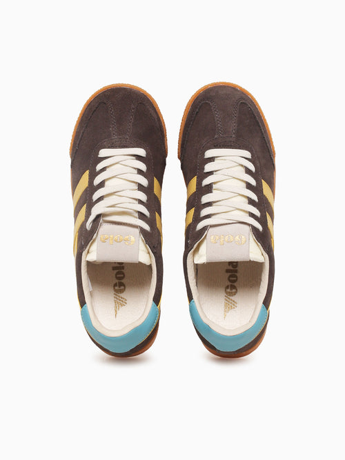 Elan Mocha Pollen Ocean suede Brown / 5 / M