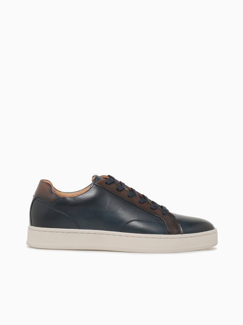 Monopoli Lace To Toe Navy Cognac smooth Navy / 7 / M