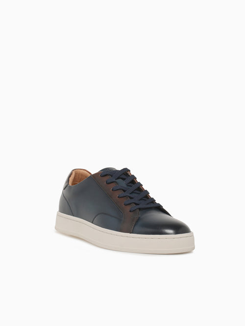 Monopoli Lace To Toe Navy Cognac smooth Navy / 7 / M