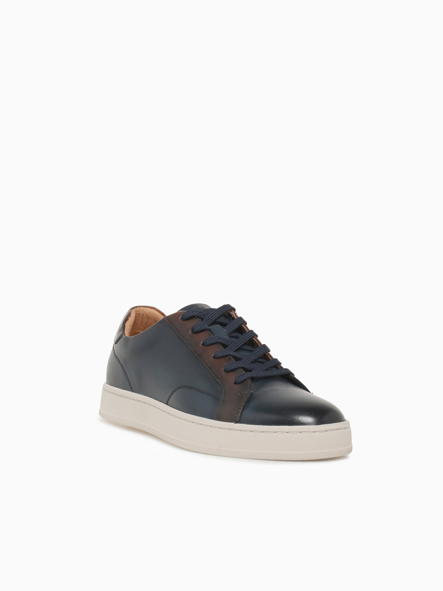 Monopoli Lace To Toe Navy Cognac smooth Navy / 7 / M