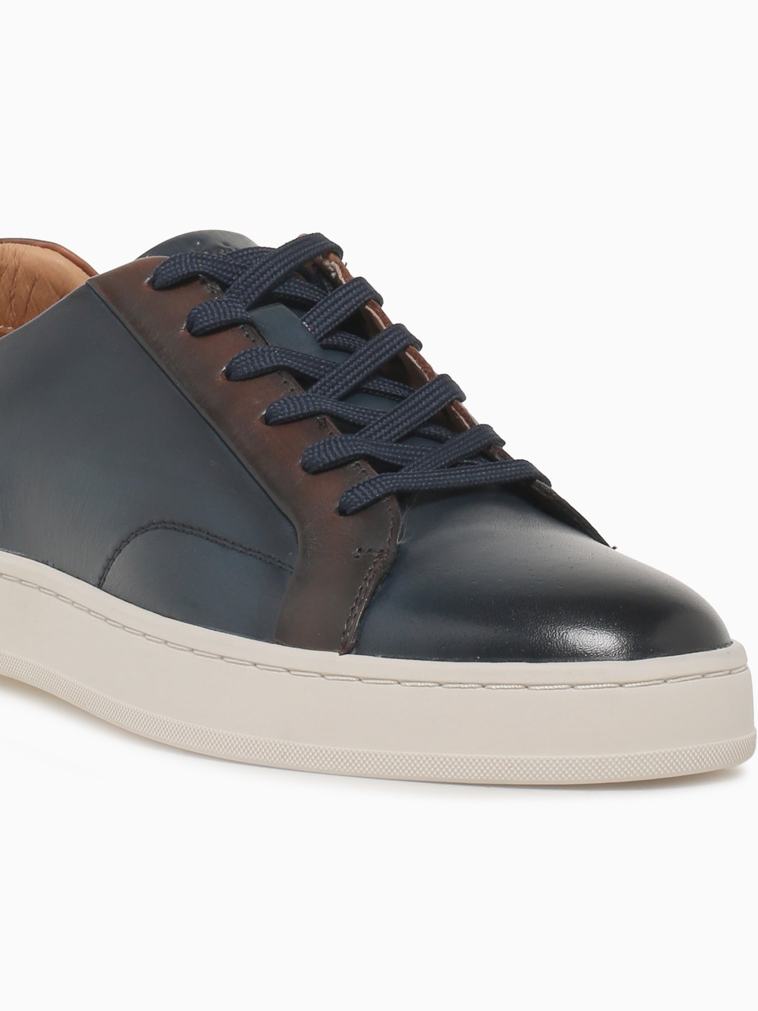 Monopoli Lace To Toe Navy Cognac smooth Navy / 7 / M