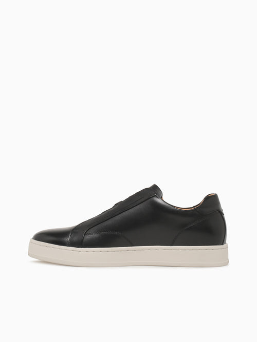 Monopoli Elastic Black Smooth Leather Black / 7 / M