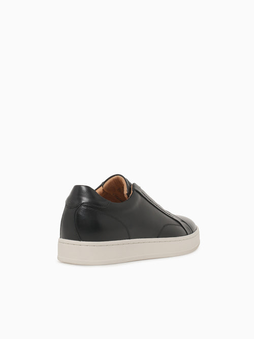Monopoli Elastic Black Smooth Leather Black / 7 / M