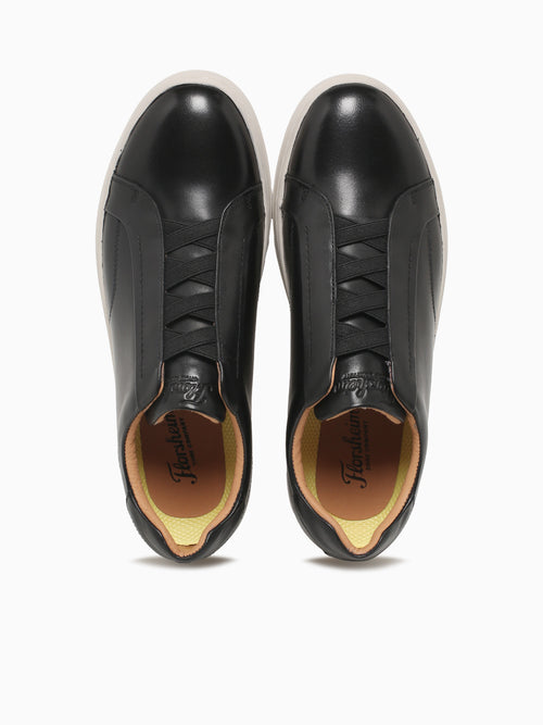Monopoli Elastic Black Smooth Leather Black / 7 / M