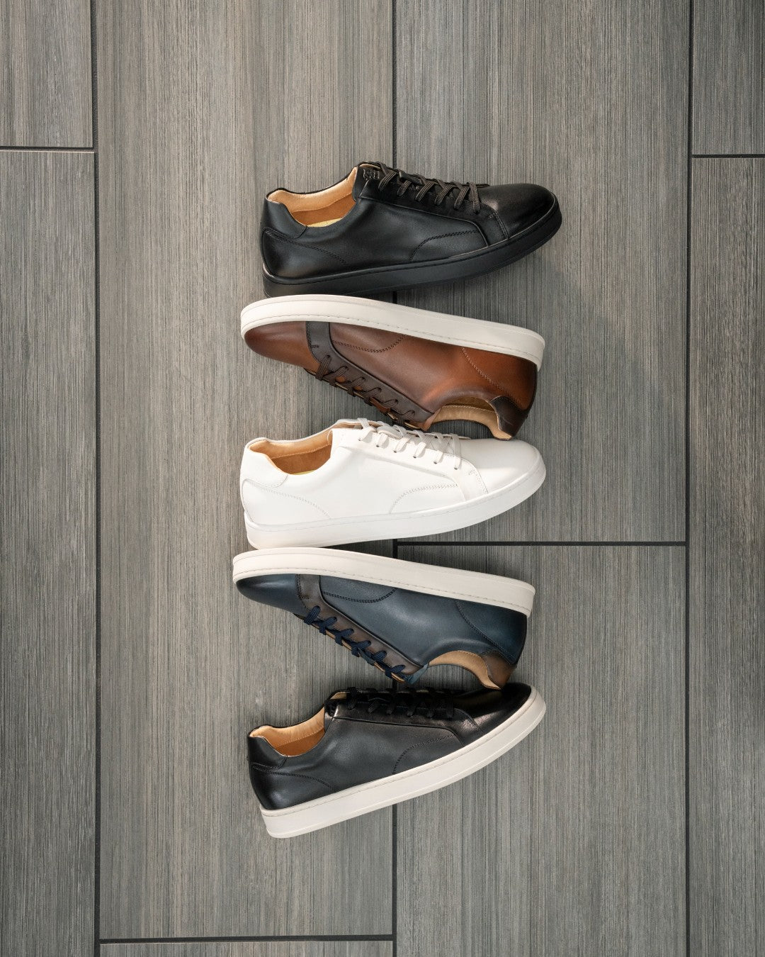 Monopoli Elastic Black Smooth Leather