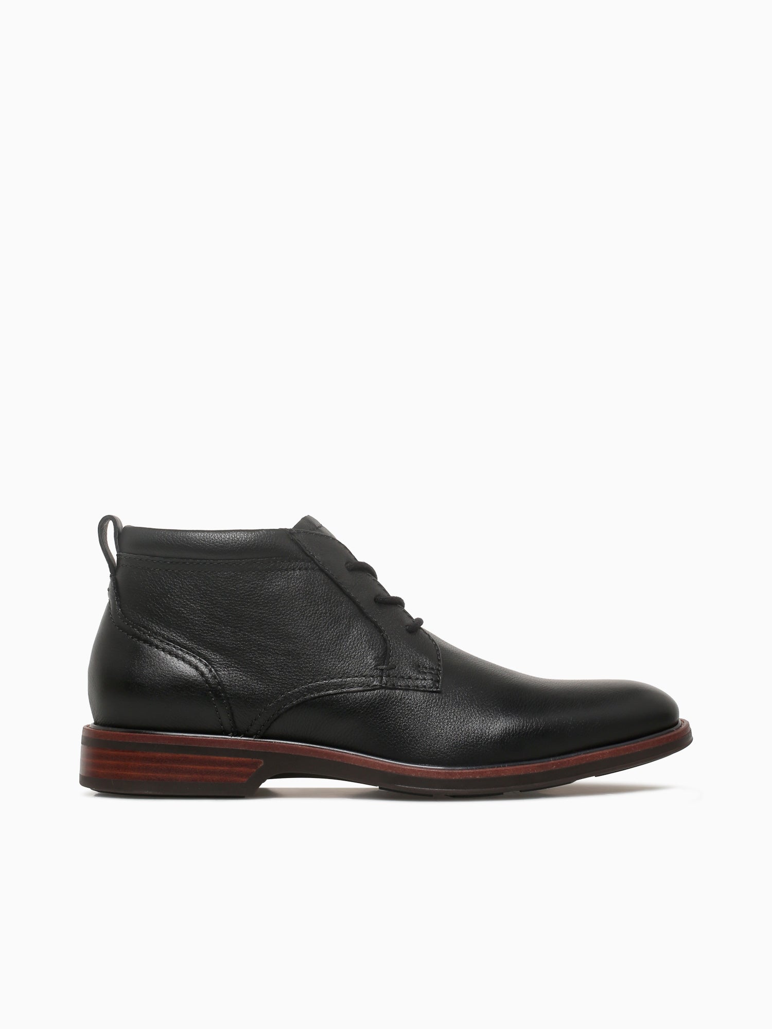 Traveler Plain Toe Chukka Black Milled Black / 7 / M
