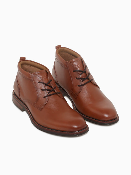 Traveler Plain Toe Chukka Cognac Milled Cognac / 7 / M