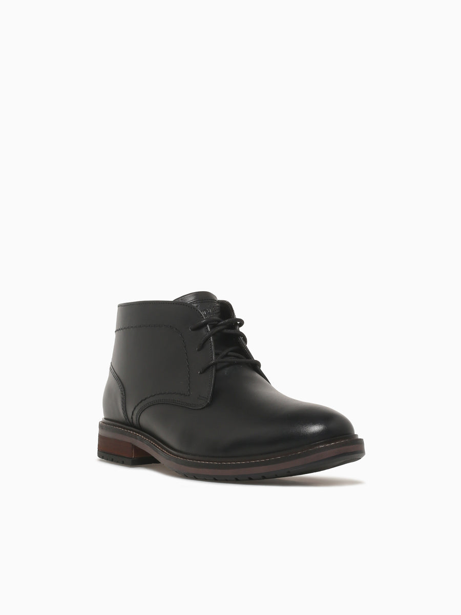 Forge Plain Toe Chukka Black Smooth Lea Black / 7 / M
