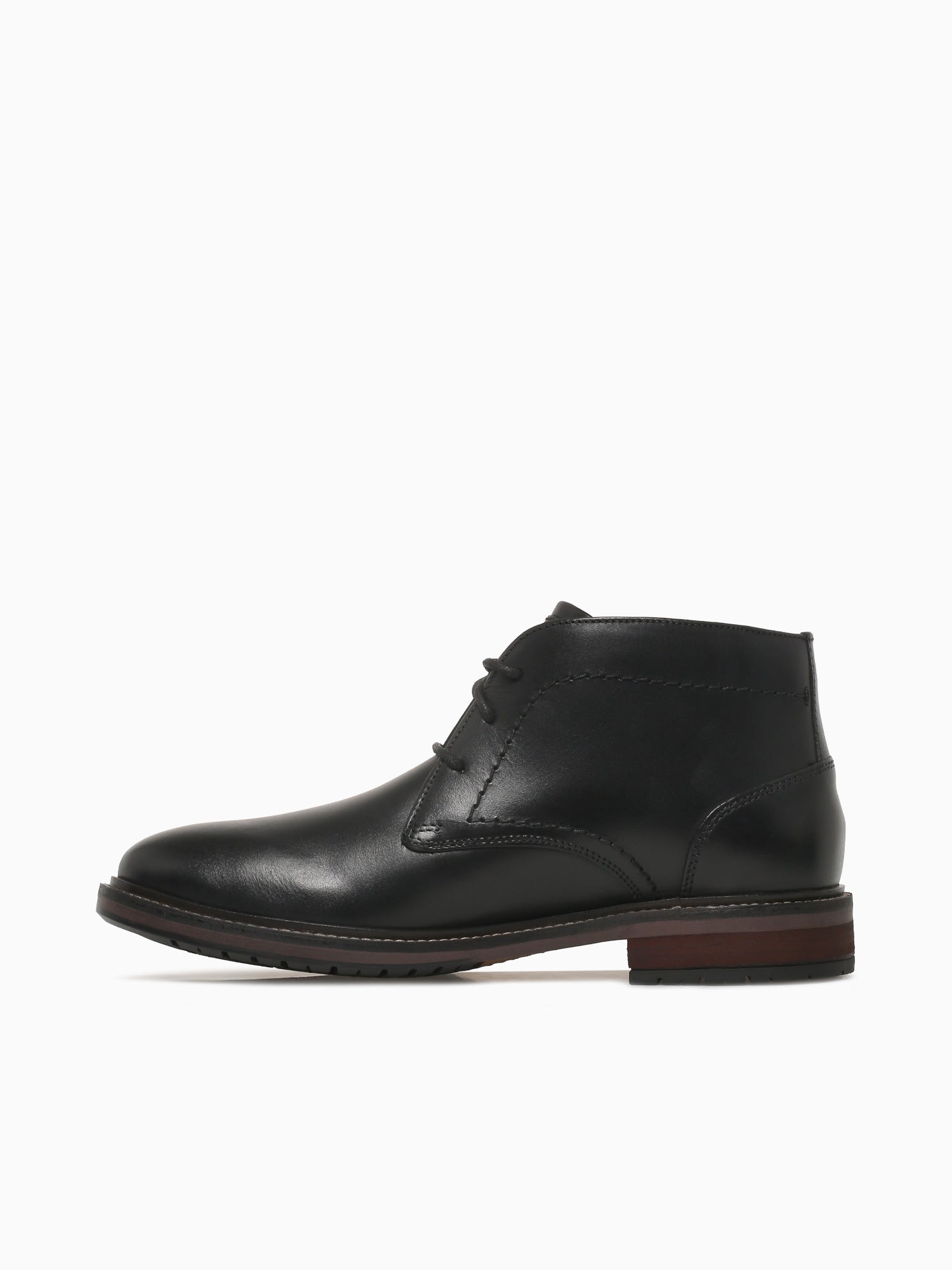 Forge Plain Toe Chukka Black Smooth Lea Black / 7 / M
