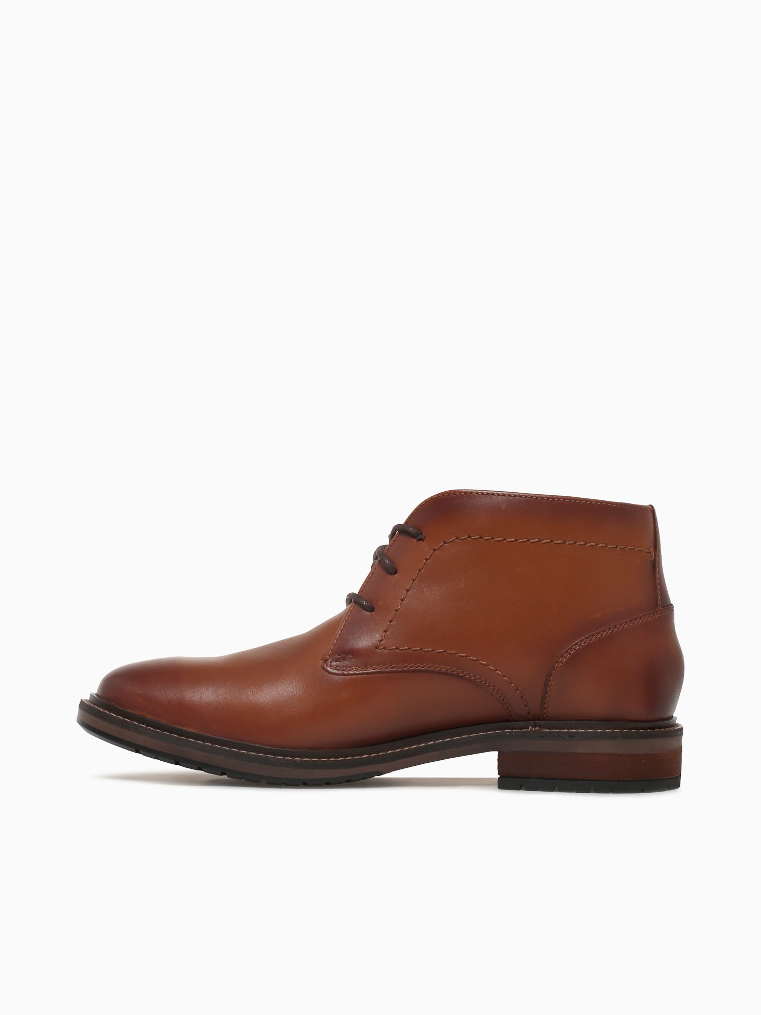 Forge Plain Toe Chukka Cognac Smooth Lea Cognac / 7 / M
