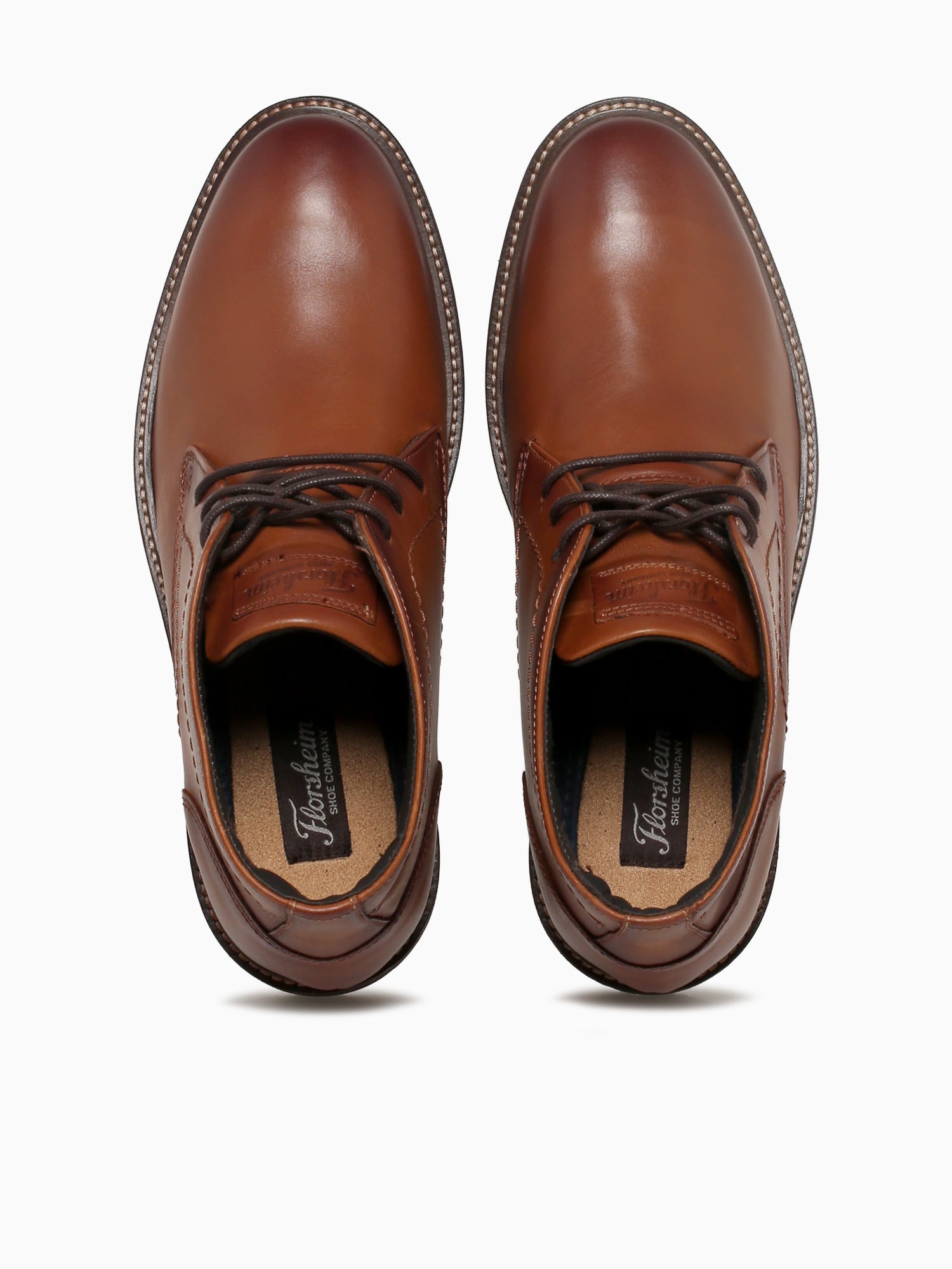 Forge Plain Toe Chukka Cognac Smooth Lea Cognac / 7 / M