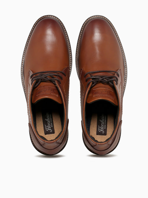 Forge Plain Toe Chukka Cognac Smooth Lea Cognac / 7 / M