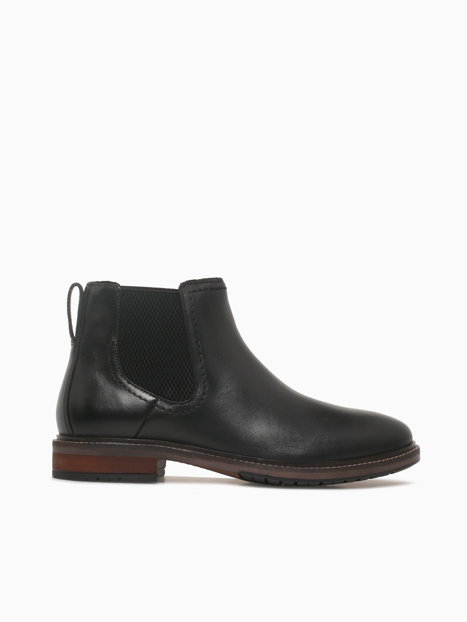 Forge Plain Toe Chelsea Black Smooth Lea Black / 7 / M