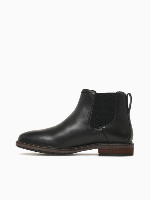 Forge Plain Toe Chelsea Black Smooth Lea Black / 7 / M