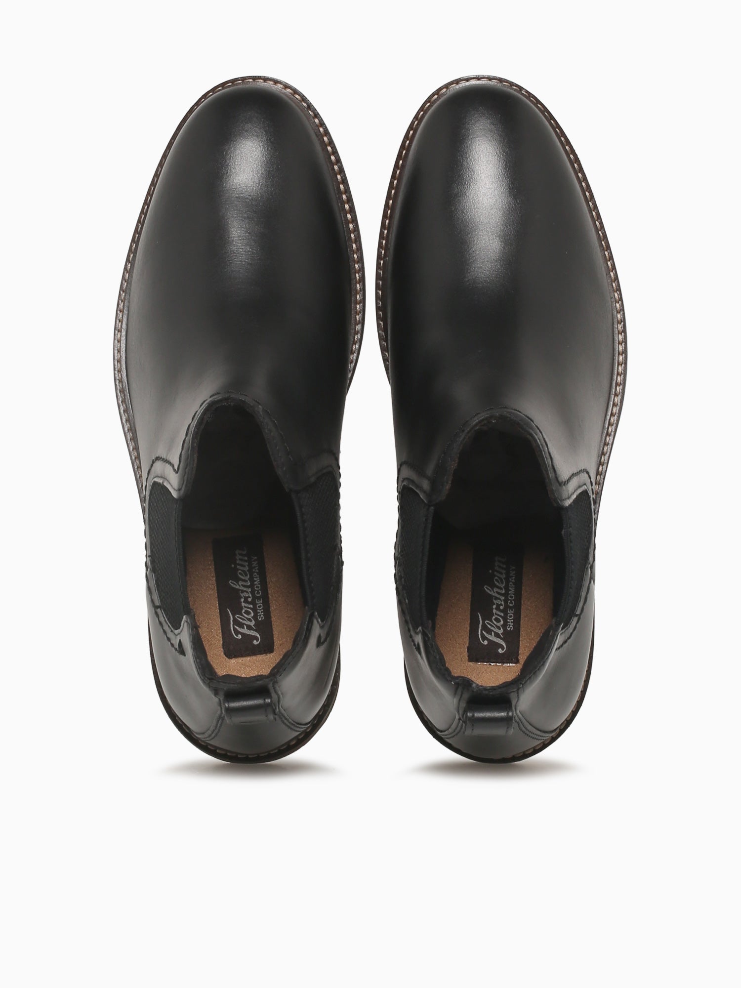 Forge Plain Toe Chelsea Black Smooth Lea Black / 7 / M