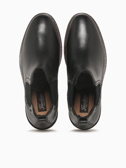 Forge Plain Toe Chelsea Black Smooth Lea Black / 7 / M