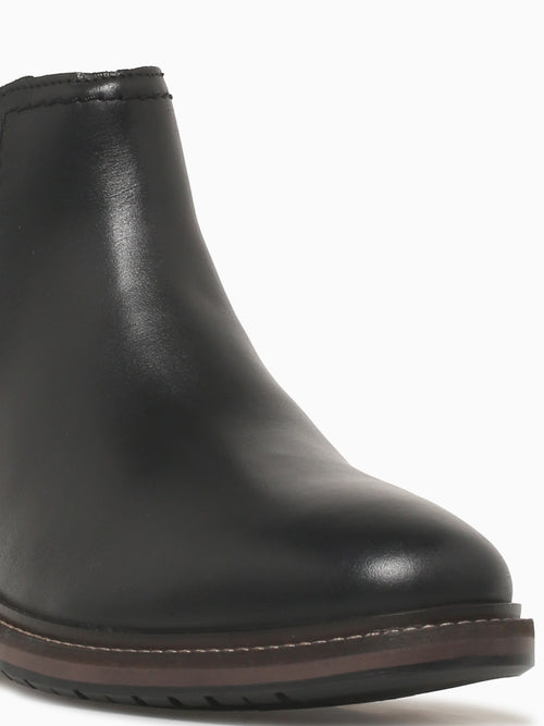 Forge Plain Toe Chelsea Black Smooth Lea Black / 7 / M