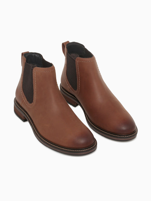 Forge Plain Toe Chelsea Brown Crazyhorse Brown / 7 / M