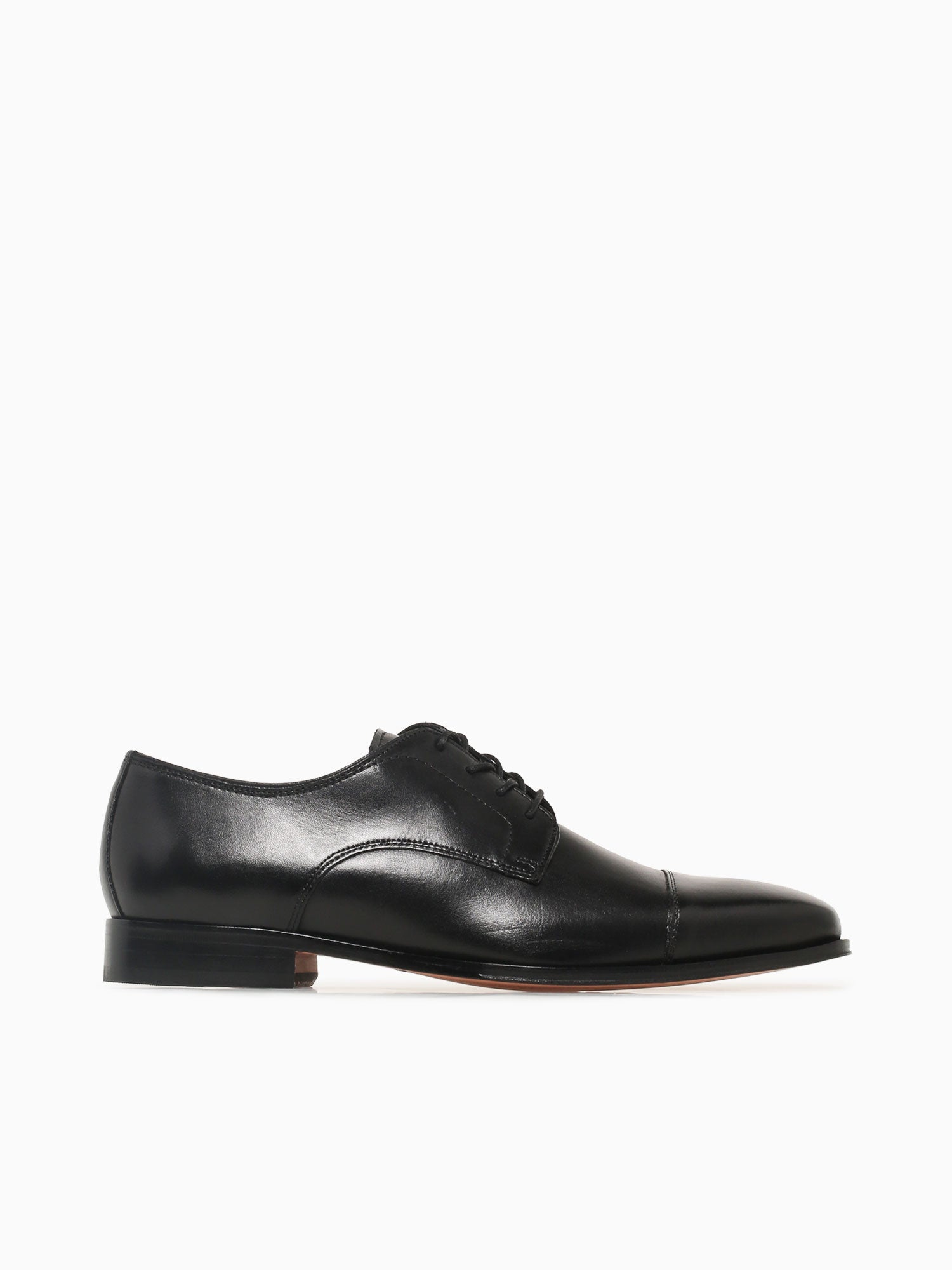 Jacobi Cap Toe Smooth Leather116089001 Black / 7 / D
