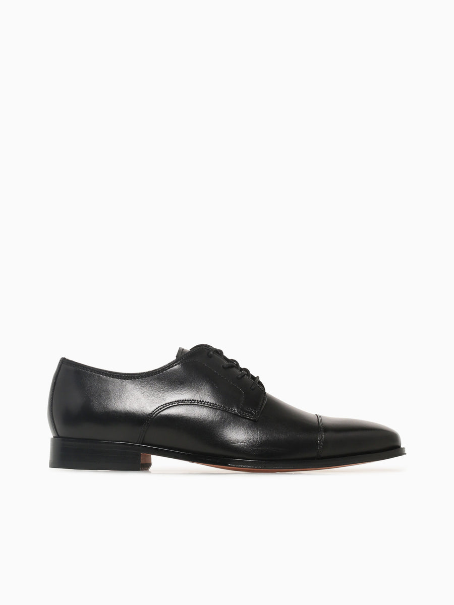 Jacobi Cap Toe Smooth Leather116089001 Black / 7 / D