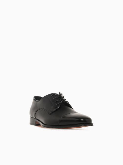 Jacobi Cap Toe Smooth Leather116089001 Black / 7 / D
