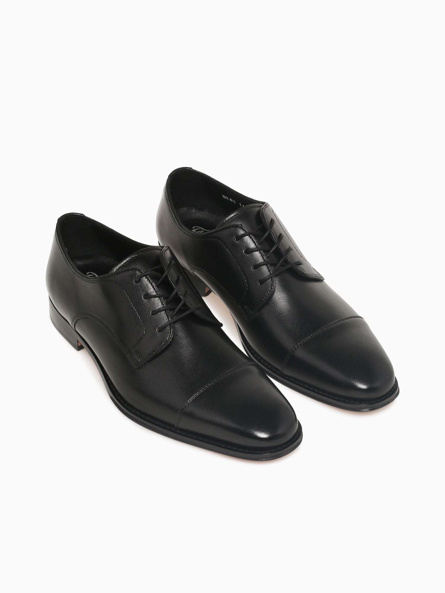 Jacobi Cap Toe Smooth Leather116089001 Black / 7 / D