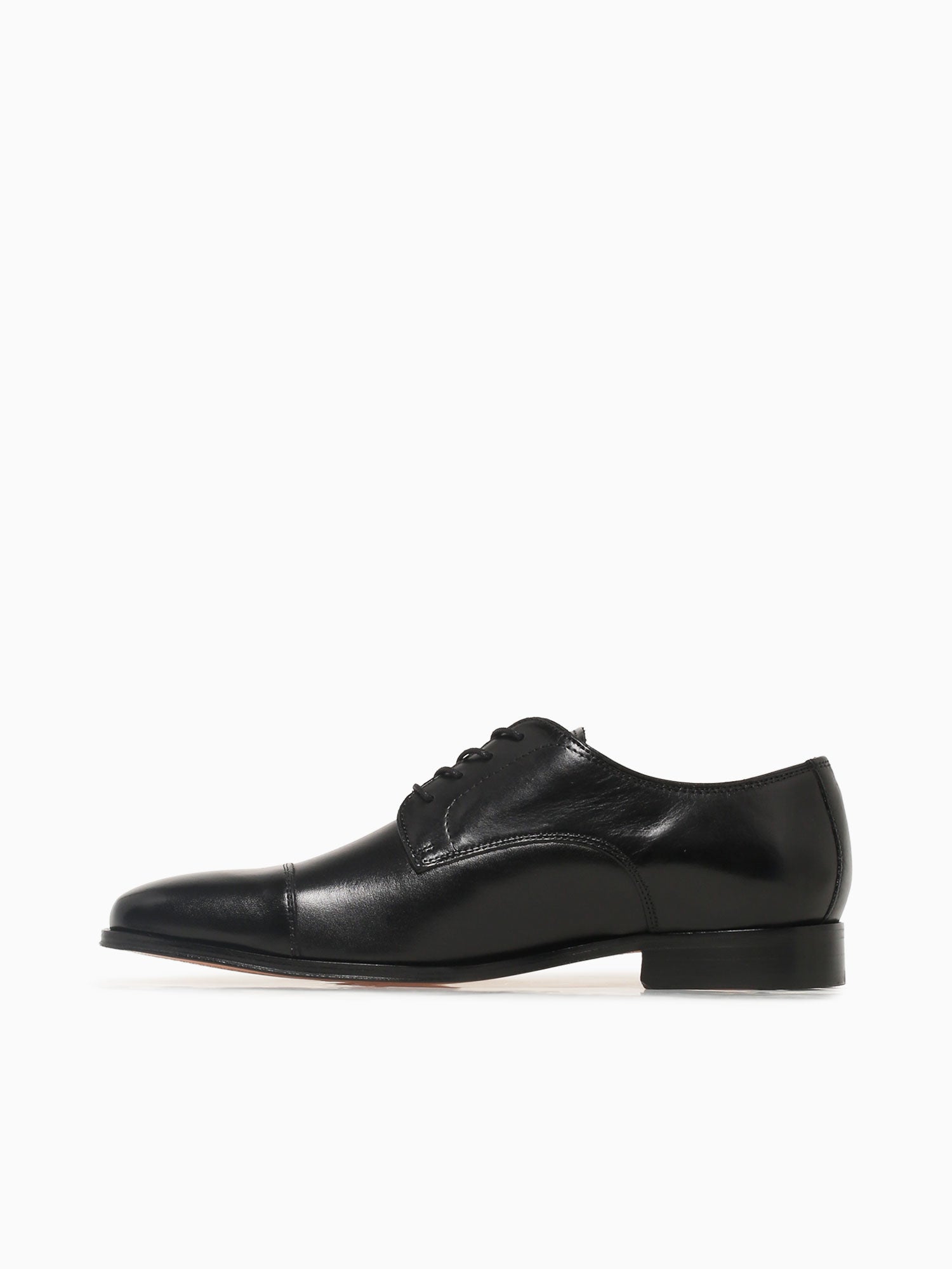 Jacobi Cap Toe Smooth Leather116089001 Black / 7 / D